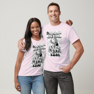 Drei grüne Laternen-Comic-Abdeckung, Schwarzweiss T-Shirt