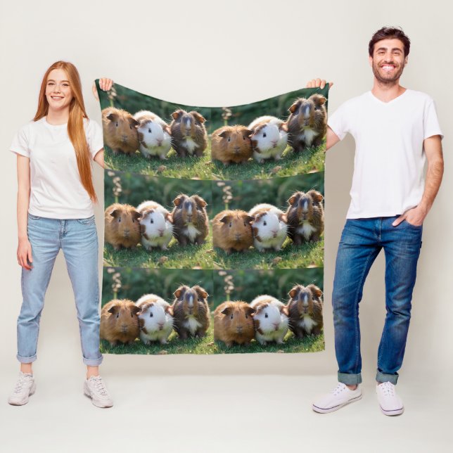 Drei Guinea von Säuglingen, Fleecedecke (Beispiel)