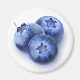 Drei Heidelbeeren Magnet