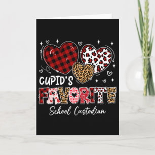 Drei Herzen Cupids Lieblings-Hausmeisterin Val Karte