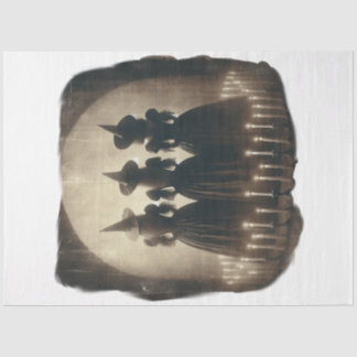 Drei Hexen antik Seidenpapier