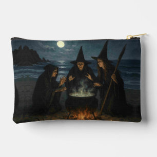 Drei Hexen Brew Cauldron Vollmond Strand Zubehörtasche