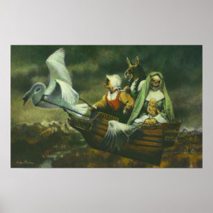 Drei Hexen Canvas drucken Poster