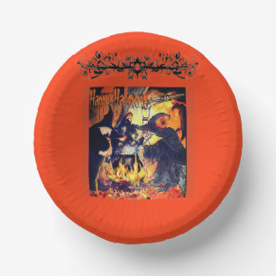 Drei Hexen Party Paper Bowl Art Pappteller