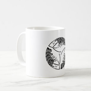 Drei hintereinander angeordnete Panulirus japonicu Kaffeetasse