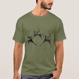 Drei Horssamen - Petroglyphen-Gestein Zeichnend T-Shirt