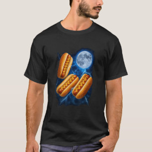 Drei Hot Dogs Glizzy Mond Heulendes Lustiges Meme T-Shirt