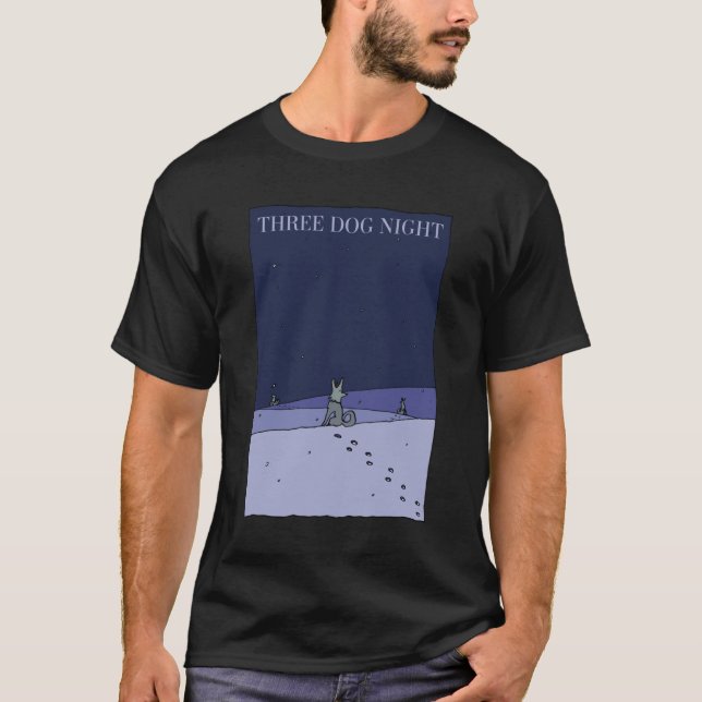 Drei Hunde Nacht II Classic T-Shirt (Vorderseite)