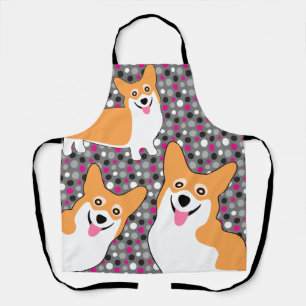 Drei Hunger Corgis Funny Schürze