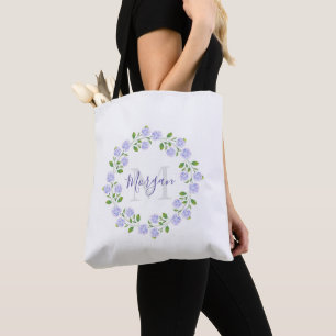 Drei Hydrangeas Wasserfarben-Blumenreath Tasche