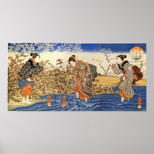 Drei japanische Frauen Poster (Vorne)