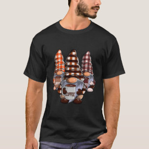 Drei Kaffeegnomen Gnome Coffee Lovers Funny Coff T-Shirt