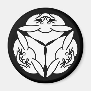 Drei Kaninchen Magnet