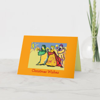 Drei Karten Könige Weihnachten