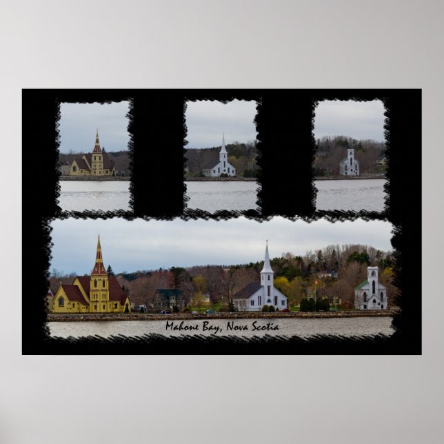Drei Kirchen Print Poster (Vorne)