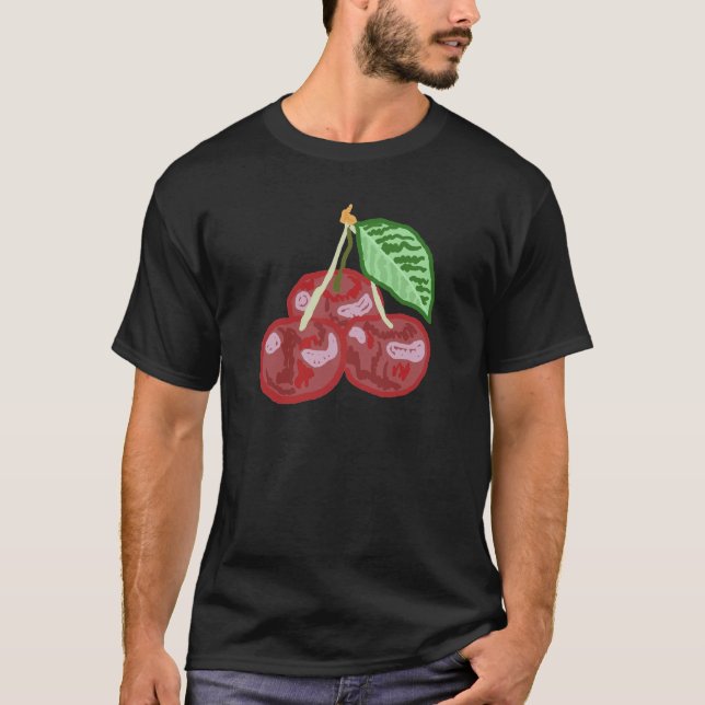 Drei Kirschen T-Shirt (Vorderseite)