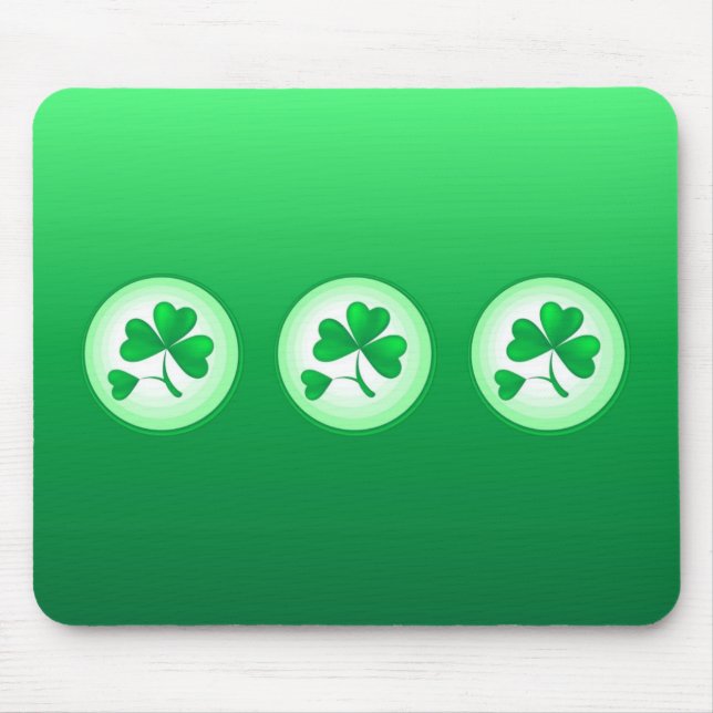 Drei Kleeblätter Mousepad (Vorne)