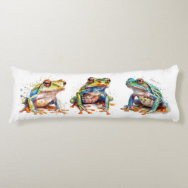 Drei kleine Frösche Seitenschläferkissen