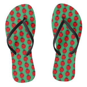 Drei kleine Ladybugs - Paar Flip Flops
