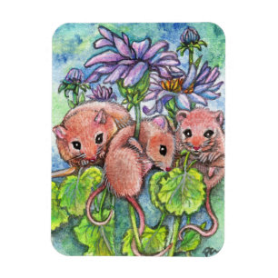 Drei kleine Mäuse Magnet