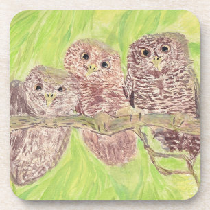 Drei kleine Schmuckschalen - Acrylmalerei. Getränkeuntersetzer