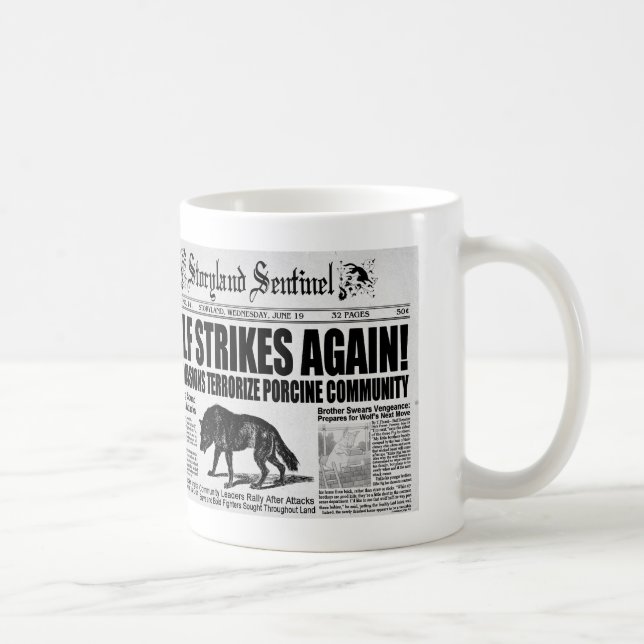 Drei kleine Schweine Kaffeetasse (Rechts)