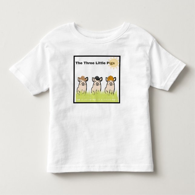 Drei kleine Schweine Kleinkind T-shirt (Vorderseite)