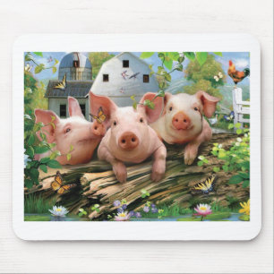 Drei kleine Schweine Mousepad