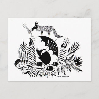 Drei kleine Schweine Postkarte