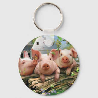 Drei kleine Schweine Schlüsselanhänger