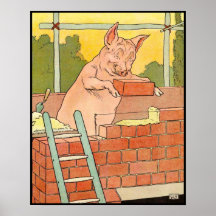 Drei kleine Schweine: Steine zum Bau eines Hauses
