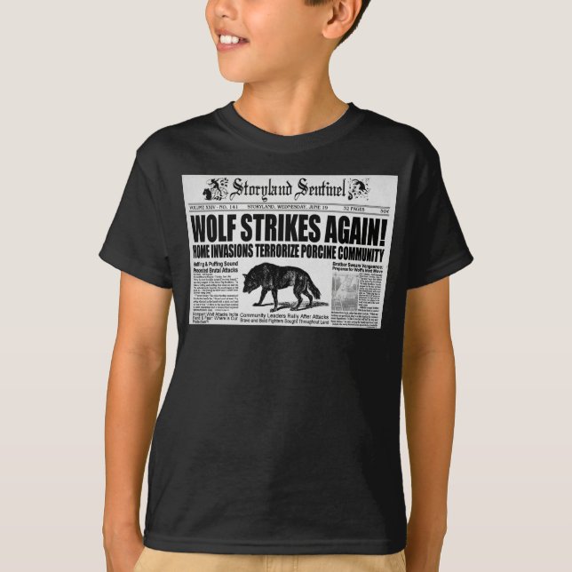 Drei kleine Schweine T-Shirt (Vorderseite)