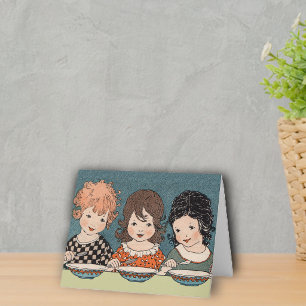 Drei kleine Schwestern Notecard Karte