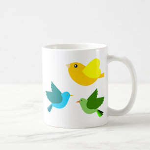 Drei kleine Vögel Kaffeetasse