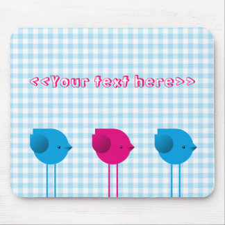 Drei kleine Vögel Mousepad