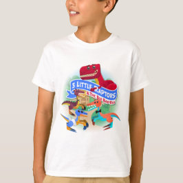 Drei kleiner Raubvogel-u. T-Rex Jungen T-Shirt