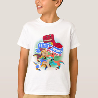 Drei kleiner Raubvogel-u. T-Rex Jungen T-Shirt