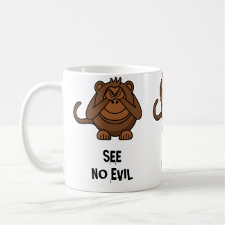 Drei kluge Affen Kaffeetasse