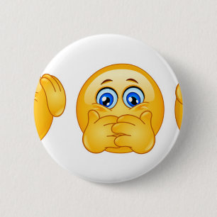 drei kluge Emojis Button