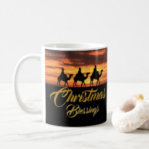 Drei kluge Könige Desert Sunset Christmas Kaffeetasse