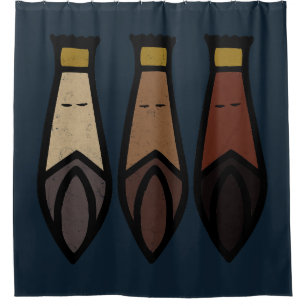 Drei kluge Männer. Los Tres Reyes Magos Duschvorhang