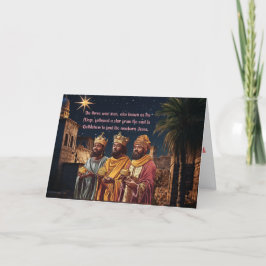 Drei kluge Männer reisen nach Bethlehem Design Karte