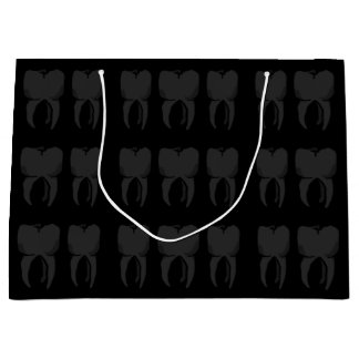 Drei kluge Zahn-Zahnarzt-Geschenk-Tasche Große Geschenktüte
