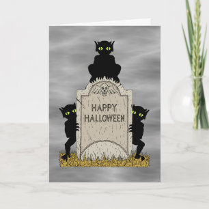 Drei Kobolde Frohes Halloween Karte