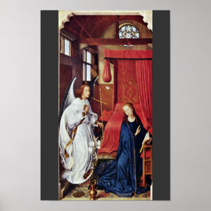 Drei König Altar Left Wing: Die Ankündigung Poster
