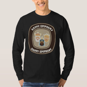 Drei Könige Tag glücklich Epiphany Feliz Dia De Re T-Shirt