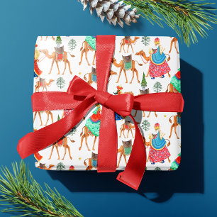 Drei Könige   Urlaub   Glosswrapping Paper Geschenkpapier