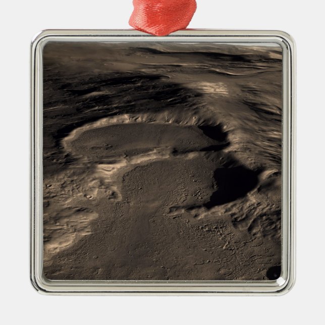 Drei Krater im östlichen Hellasgebiet M Ornament Aus Metall (Vorne)
