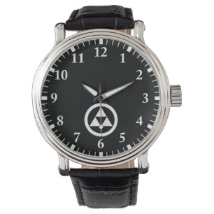 Drei Kreiswaagen Armbanduhr