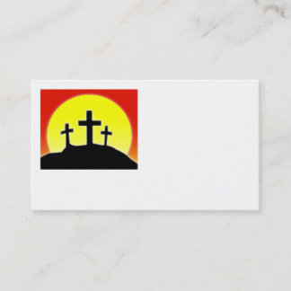 Drei Kreuz-Visitenkarte-Entwurf Visitenkarte